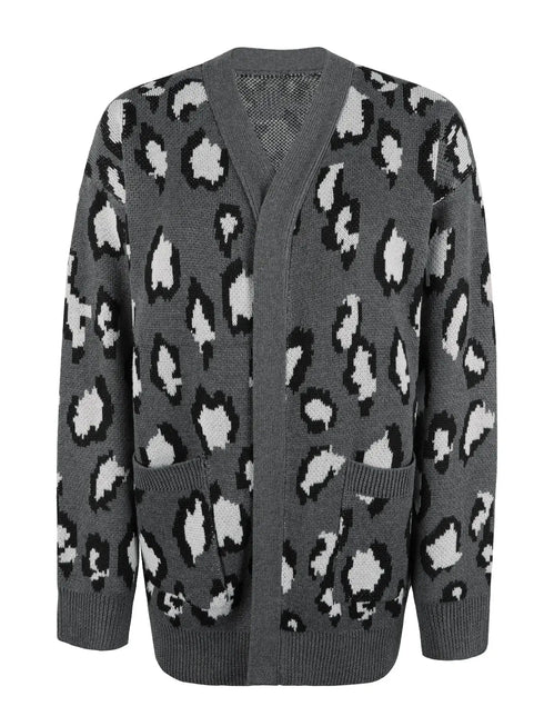 'Ulani' Animal Print Cardigan - Celes Fashion